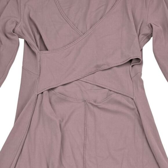 LULULEMON Contour Dress Nulu Size 4 Antique Bark - Picture 6 of 7